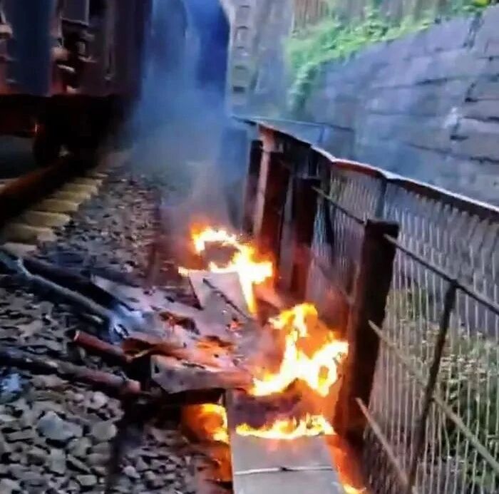 igniting railway infrastructure